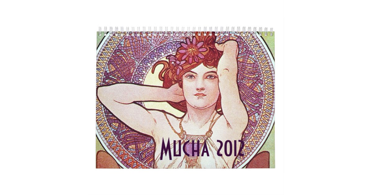 Alphonse Mucha Calendar Zazzle