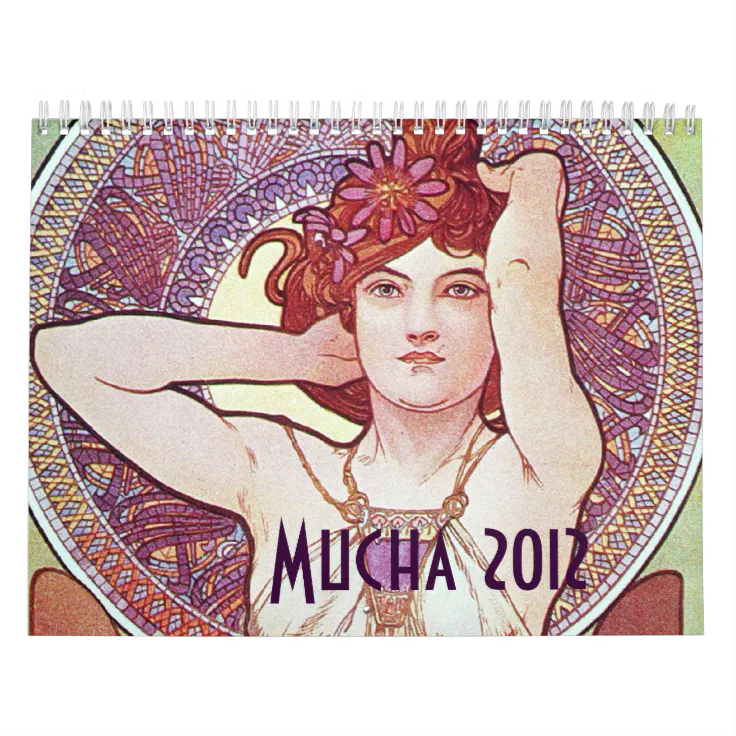 Alphonse Mucha Calendar Zazzle