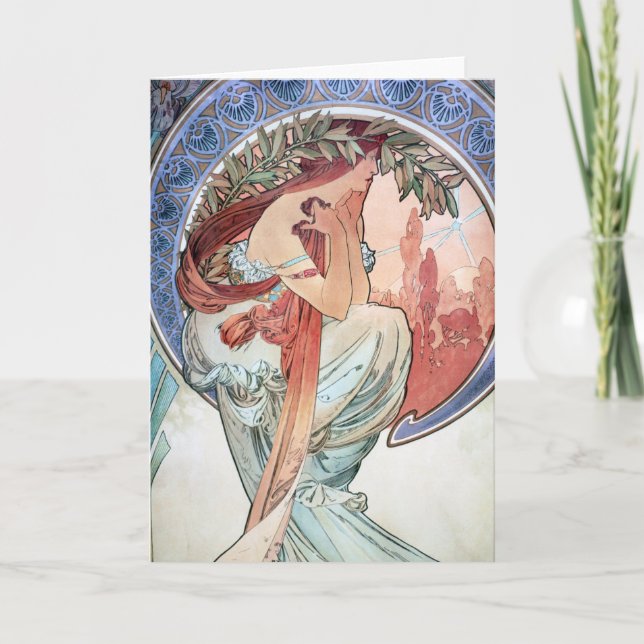 Alphonse Mucha Card (Front)