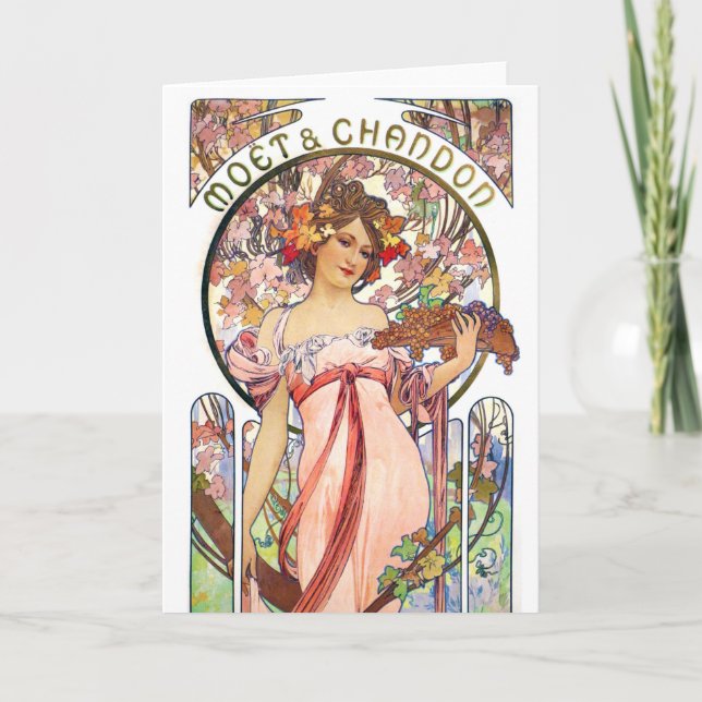 Alphonse Mucha Card (Front)