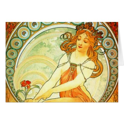 Alphonse Mucha Cards (Front Horizontal)