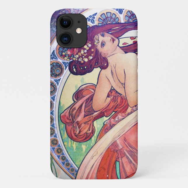 Alphonse Mucha Case-Mate iPhone Case (Back)