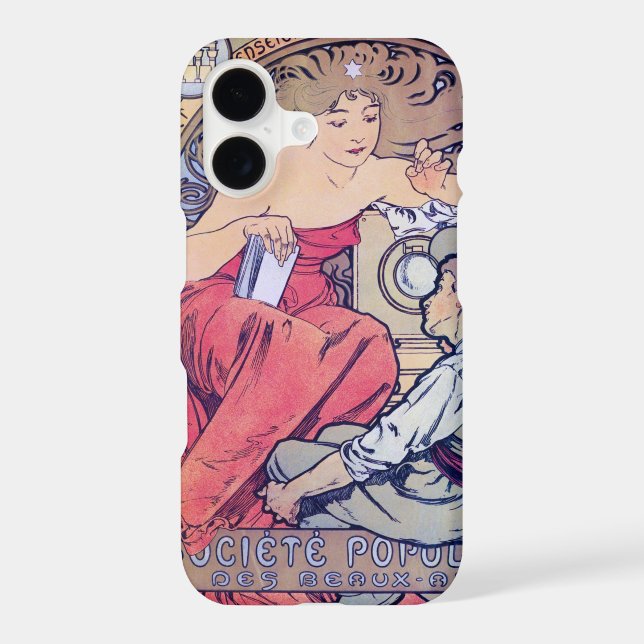 Alphonse Mucha Case-Mate iPhone Case (Back)