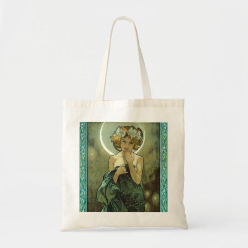 Alphonse Mucha Clair De Lune Tote Bag