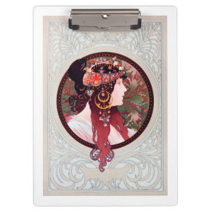 Alphonse Mucha Clipboard