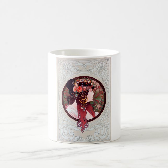 Alphonse Mucha Coffee Mug (Center)