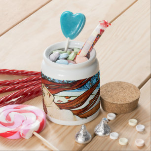 Alphonse Mucha Dance Candy Jar
