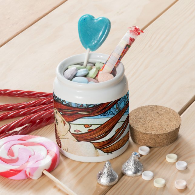 Alphonse Mucha Dance Candy Jar (In Situ)