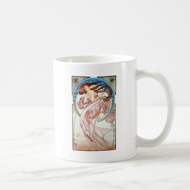 Alphonse Mucha Dance Coffee Mug (Right)