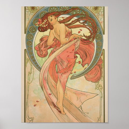 Alphonse Mucha _ Dance Poster