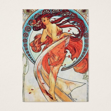 Alphonse Mucha Dance Vintage Art Nouveau Painting