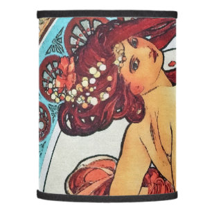 Alphonse Mucha Dance Vintage Art Nouveau Painting Lamp Shade