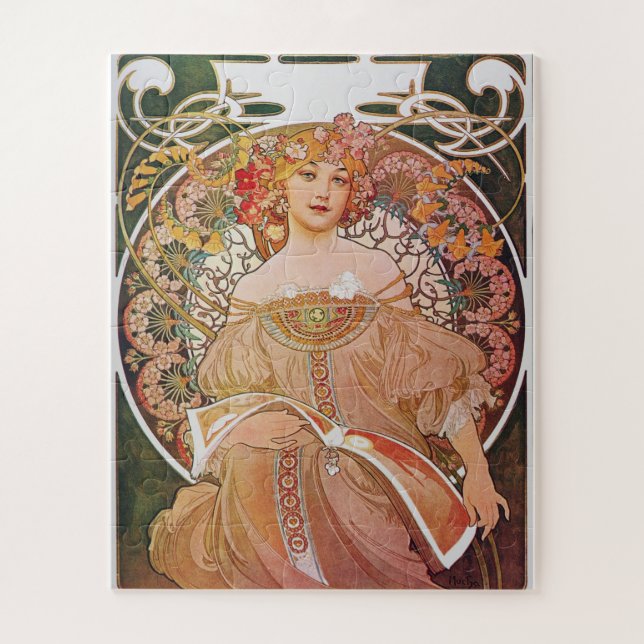 Alphonse Mucha - Daydream Jigsaw Puzzle (Vertical)