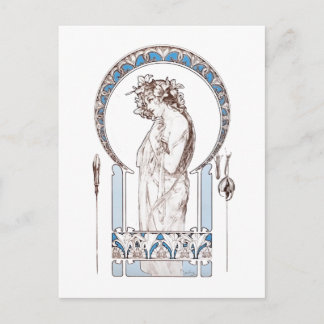 Alphonse Mucha - Documents Decoratifs (1901) card