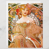 Alphonse Mucha Dreaming (Reverie) (Front/Back)