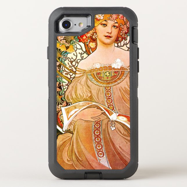 Alphonse Mucha Dreaming (Reverie) Otterbox iPhone Case (Back)