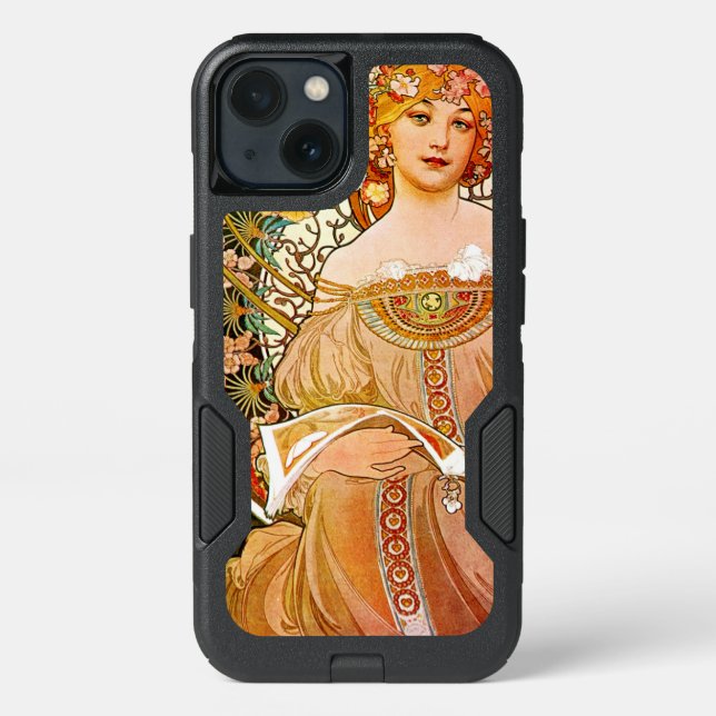 Alphonse Mucha Dreaming (Reverie) Otterbox iPhone Case (Back)