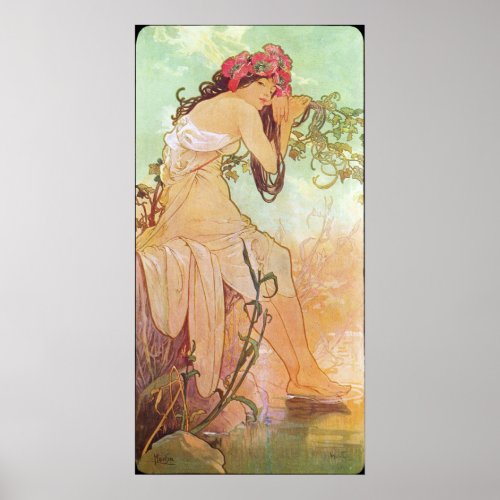 Alphonse Mucha EteSummer 1896 Poster