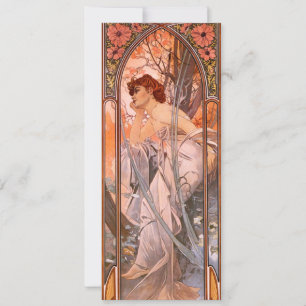 Alphonse Mucha Evening Reverie Invitations