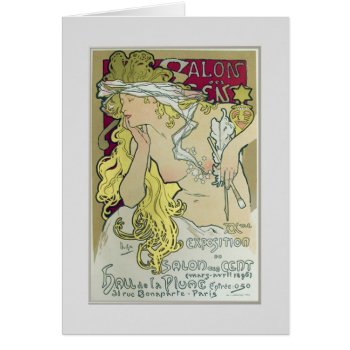 Alphonse Mucha Exposition Poster 1896. by Vintagearian at Zazzle