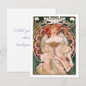 Alphonse Mucha F. Champenois (Front/Back)