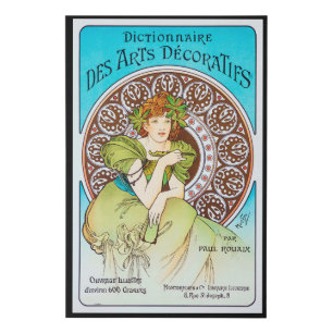 Alphonse Mucha Faux Canvas Print