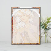 Alphonse Mucha Flower (Standing Front)