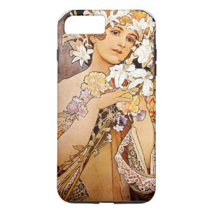 Alphonse Mucha Flower iPhone 8 Plus/7 Plus Case