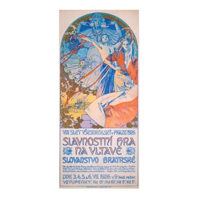 Alphonse Mucha for Sokol Festival (1926) Photo Print (Front)