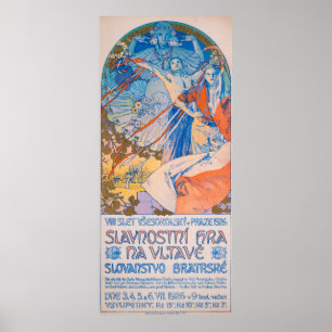 Alphonse Mucha for Sokol Festival (1926) Poster
