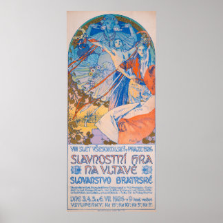Alphonse Mucha for Sokol Festival (1926) Poster