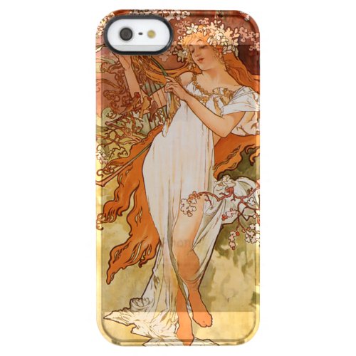 Alphonse Mucha Four Seasons Spring Clear iPhone SE55s Case