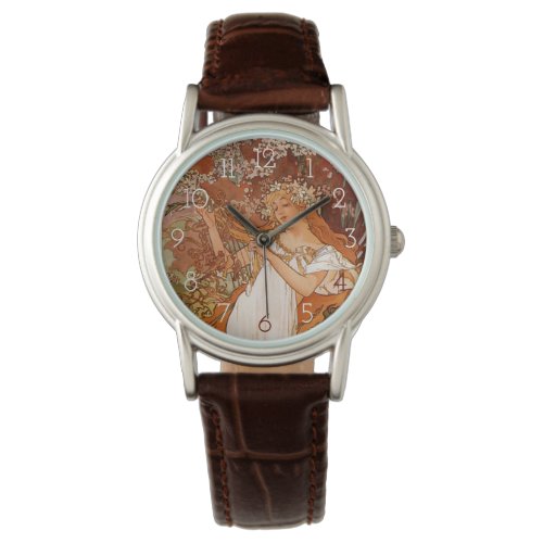 Alphonse Mucha Four Seasons Spring Watch