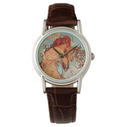 Alphonse Mucha Four Seasons Summer Watch