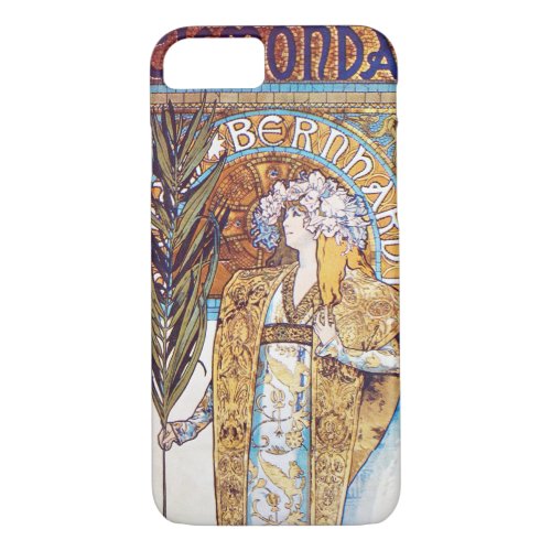 Alphonse Mucha Gismonda Art Nouveau Theater iPhone 87 Case