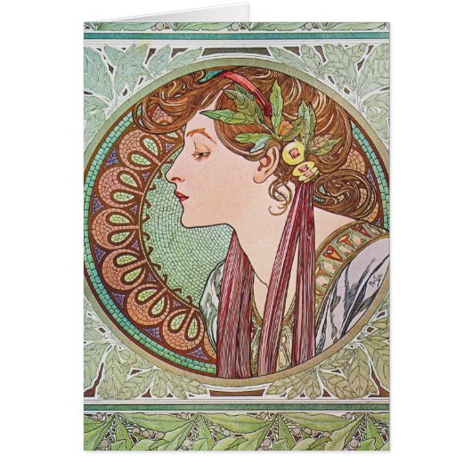 Alphonse Mucha Goddess Art Cards (Front)