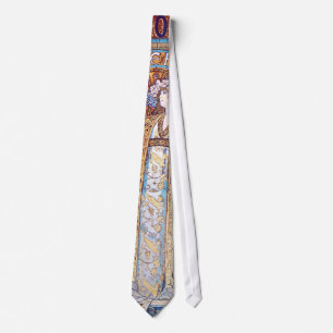 Alphonse Mucha Goddess Neck Tie