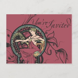 Alphonse Mucha Invites
