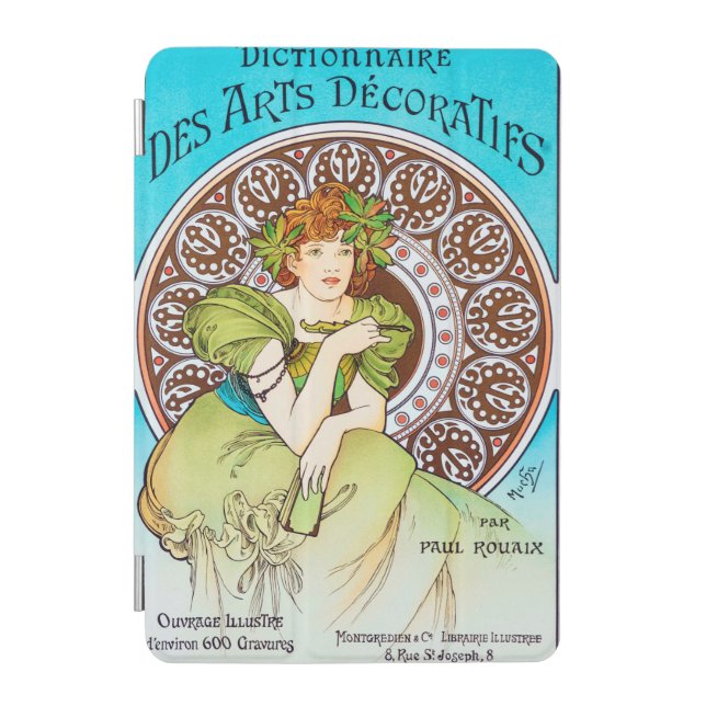 Alphonse Mucha iPad Mini Cover (Front)