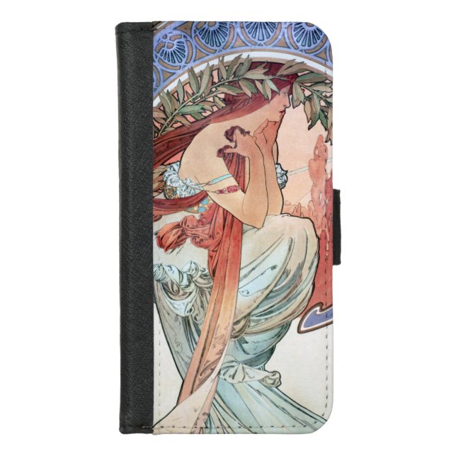 Alphonse Mucha iPhone Wallet Case (Front)