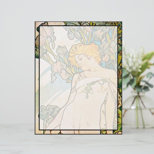 Alphonse Mucha - Iris WB (Standing Front)