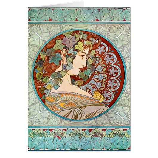 Alphonse Mucha Ivy (Front)