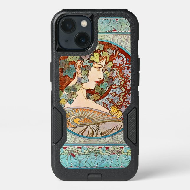 Alphonse Mucha Ivy Otterbox iPhone Case (Back)