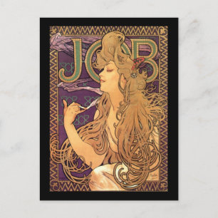 Alphonse Mucha - Job advertisement Postcard