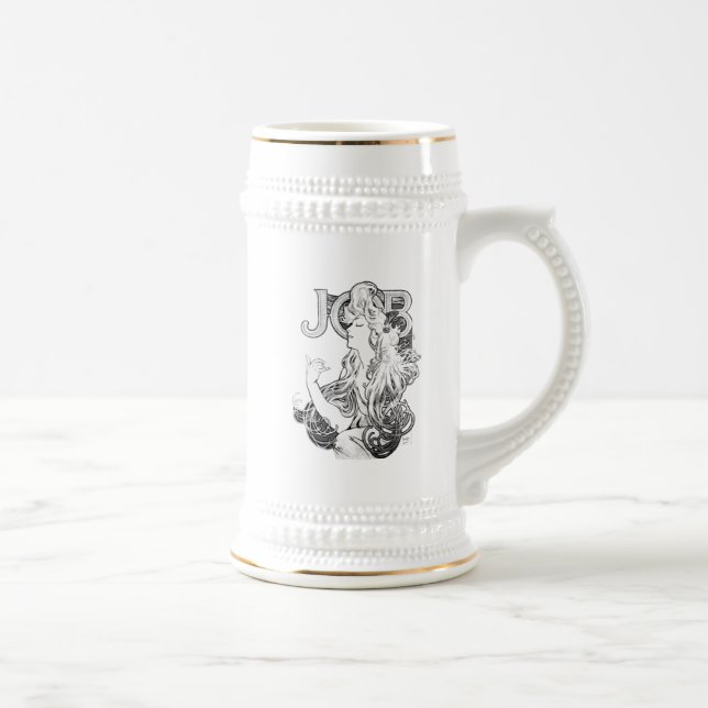 Alphonse Mucha JOB ISOGS Beer Stein (Right)