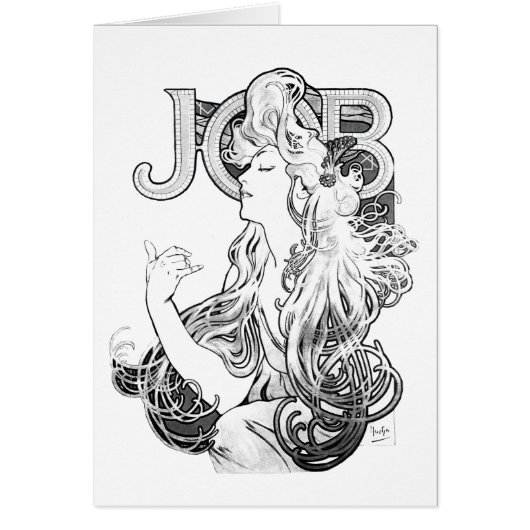 Alphonse Mucha JOB ISOGS Cards (Front)