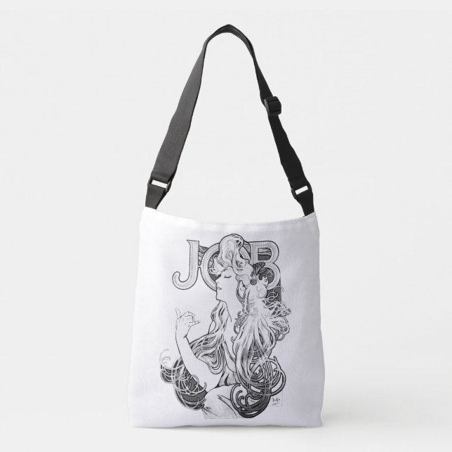 Alphonse Mucha JOB ISOGS Crossbody Bag (Front)