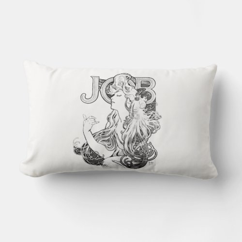 Alphonse Mucha JOB ISOGS Lumbar Pillow