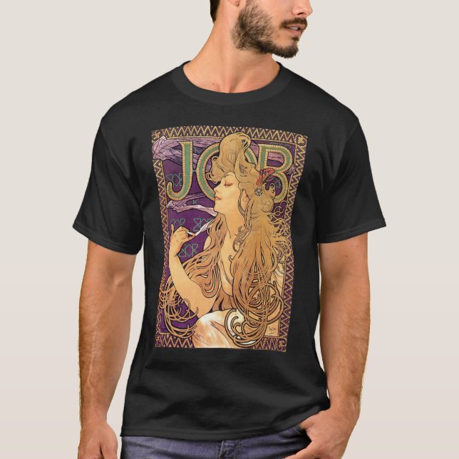 Alphonse Mucha , JOB T-Shirt (Front)