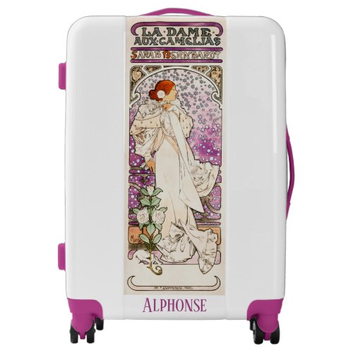 Alphonse Mucha La Dame 1896 Art Nouveau Vintage Luggage